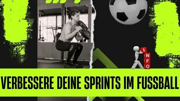 Optimiere deinen Sprint im Fußball mit einer bewährten Methode!